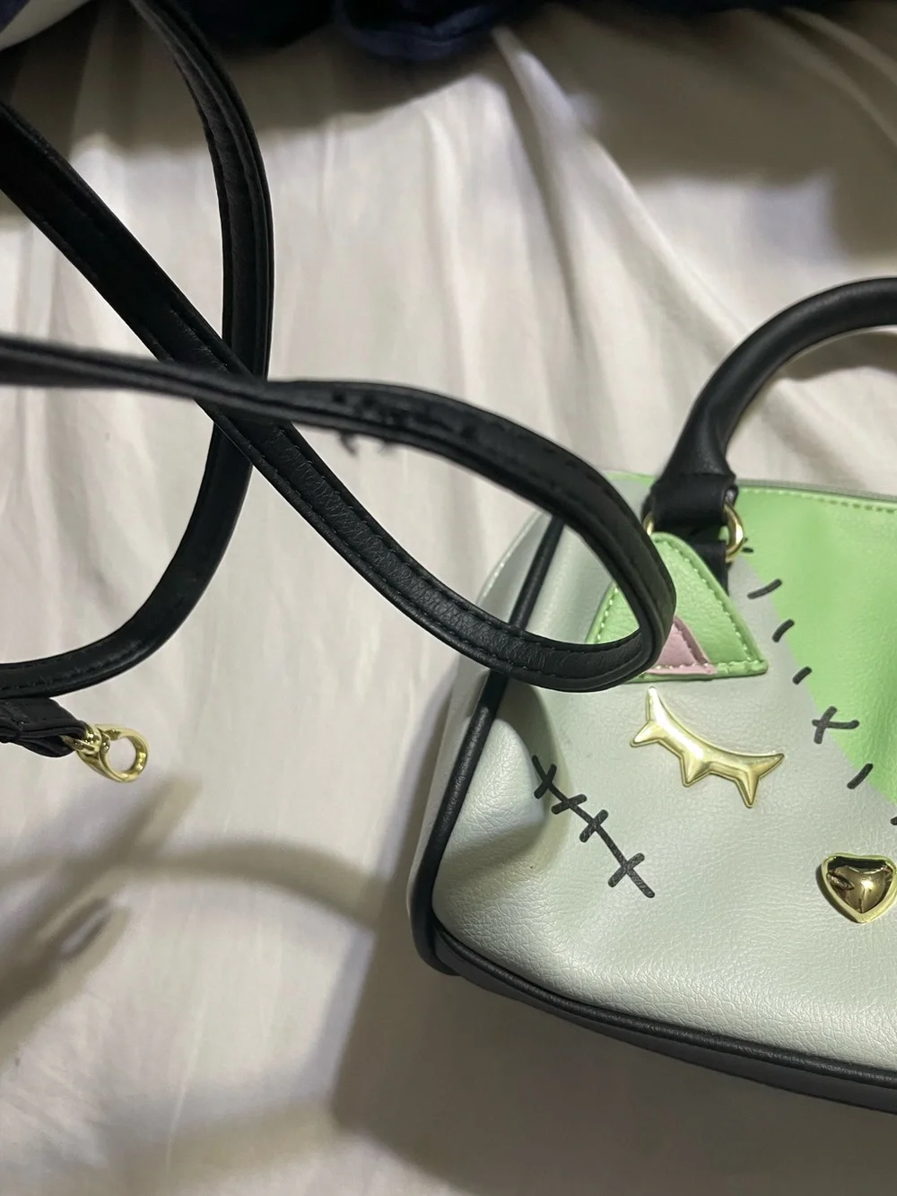 Betsey Johnson Cat Crossbody Bag Frankenstein Kitty Super Cute